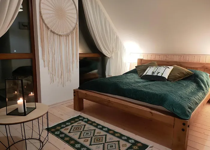 Dom wakacyjny Rozmaryn - Komfortowy Całoroczny Na Kaszubach Borowy Mlyn