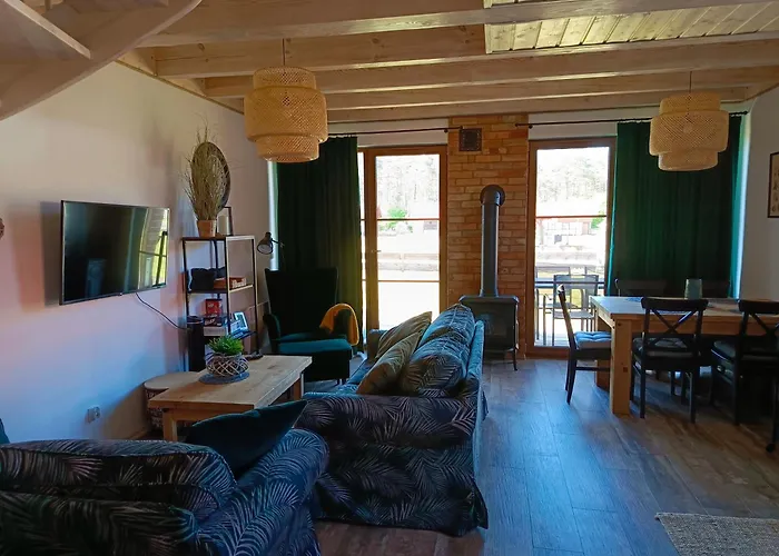 度假居 Rozmaryn - Komfortowy Caloroczny Na Kaszubach *